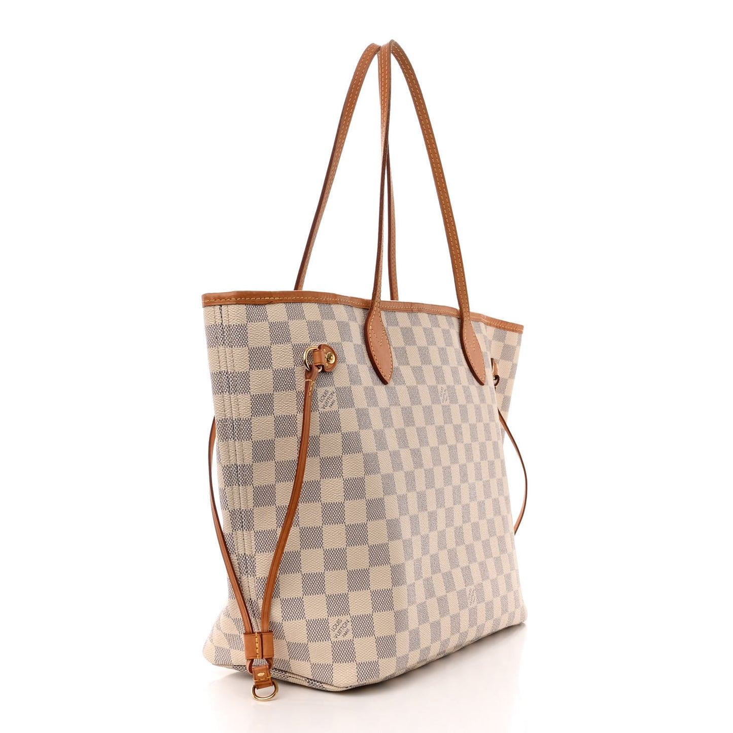 Damier Azur Neo Neverfull MM Rose Ballerine