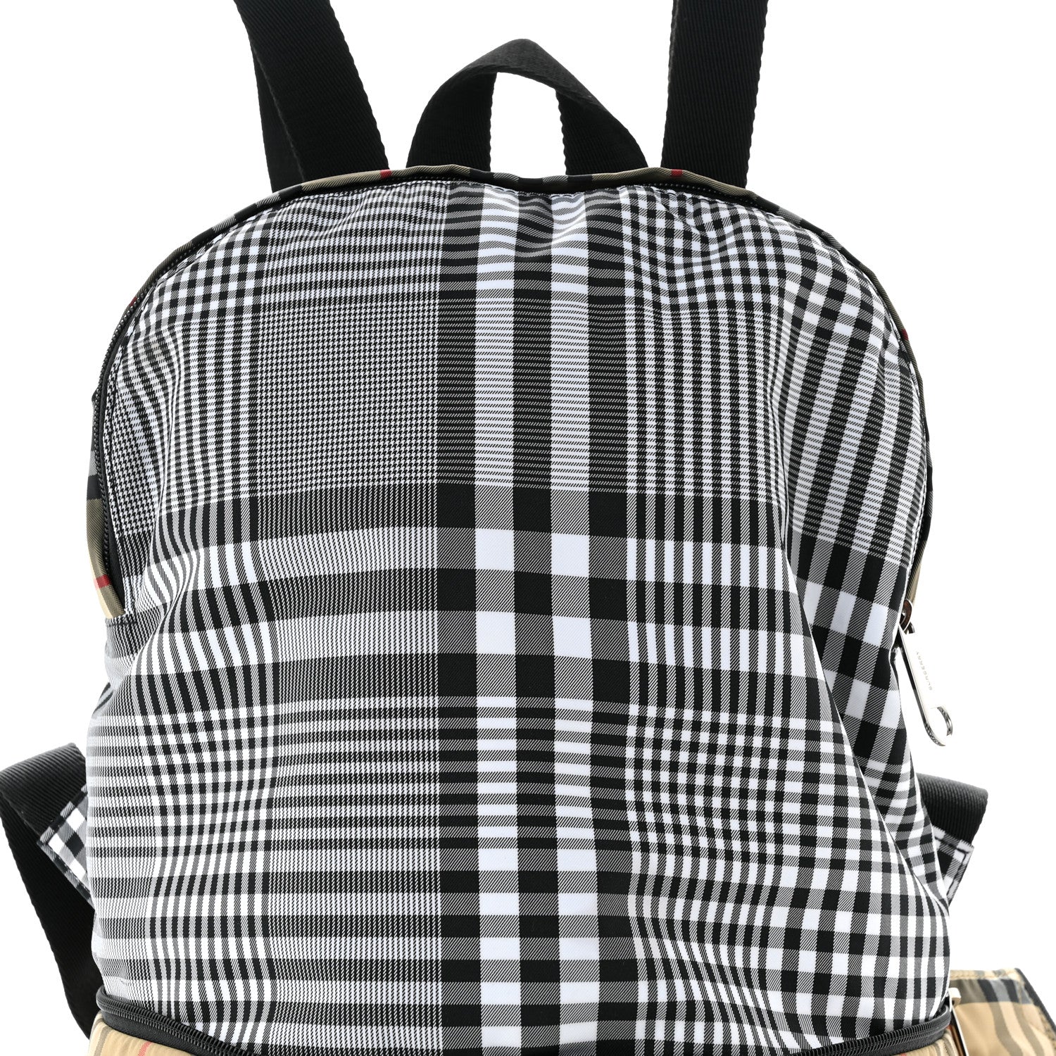 Burberry Nylon Rex Vintage Check Convertible Backpack Bum Bag Archive Beige Grey 7 of 15
