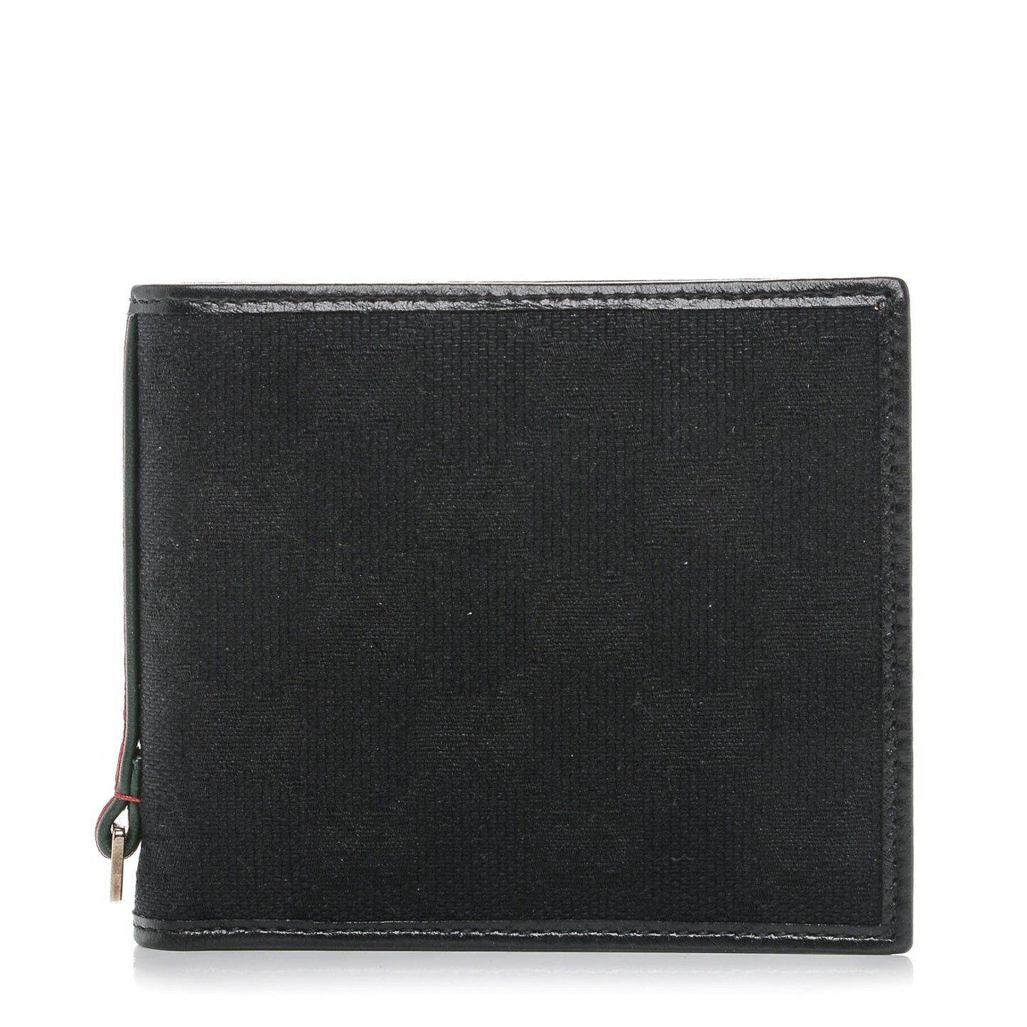 Mens Monogram Bi-Fold Wallet Black
