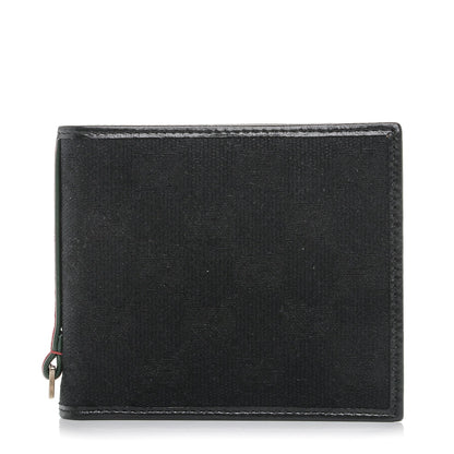 Gucci Mens Monogram Bi-Fold Wallet Black 1 of 6