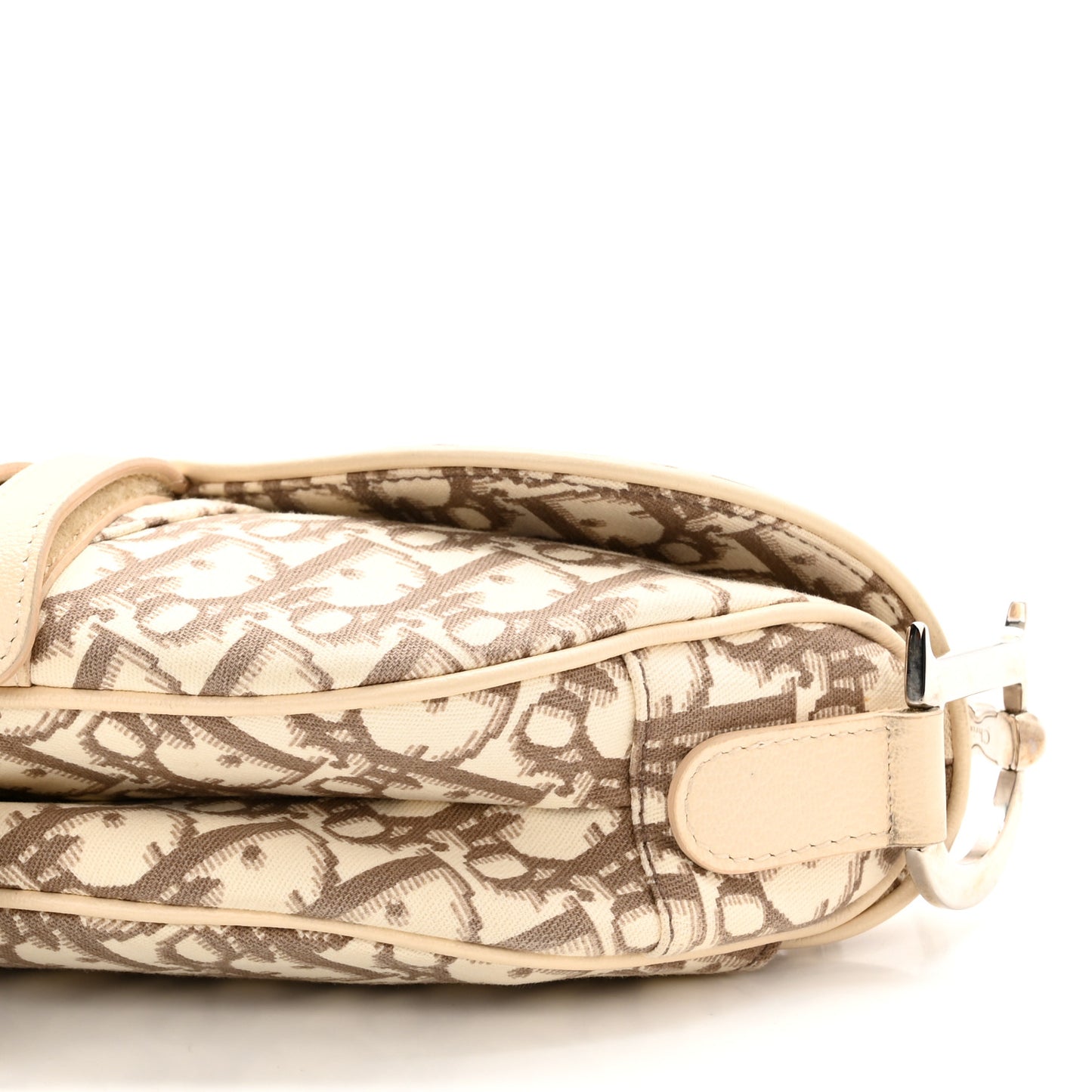 Monogram Vintage Flowers Saddle Bag Beige