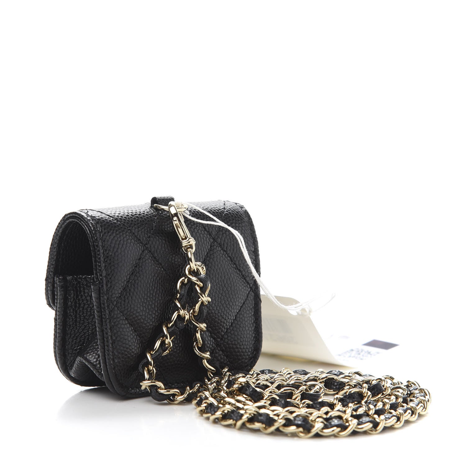 Chanel Caviar Quilted Airpods Pro Case Black 3 of 9