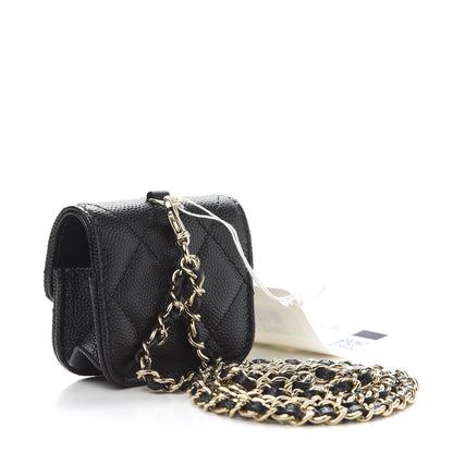 Chanel Caviar Quilted Airpods Pro Case Black 3 of 9