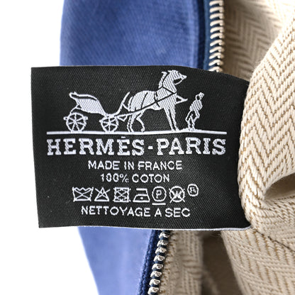 Hermes Canvas Small Bride-A-Brac Pouch Marine 6 of 10
