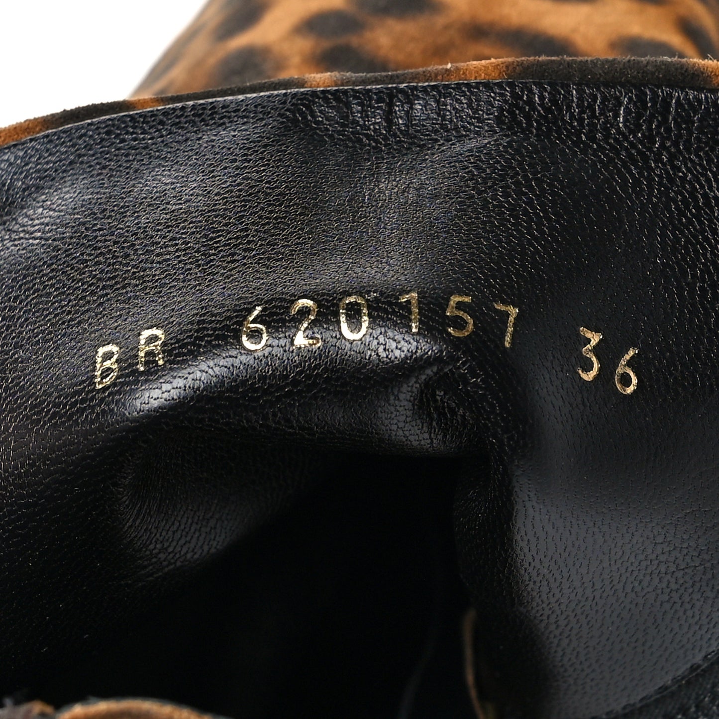 Suede Leopard Print Lexi 90 Booties 36 Naturale Caffe