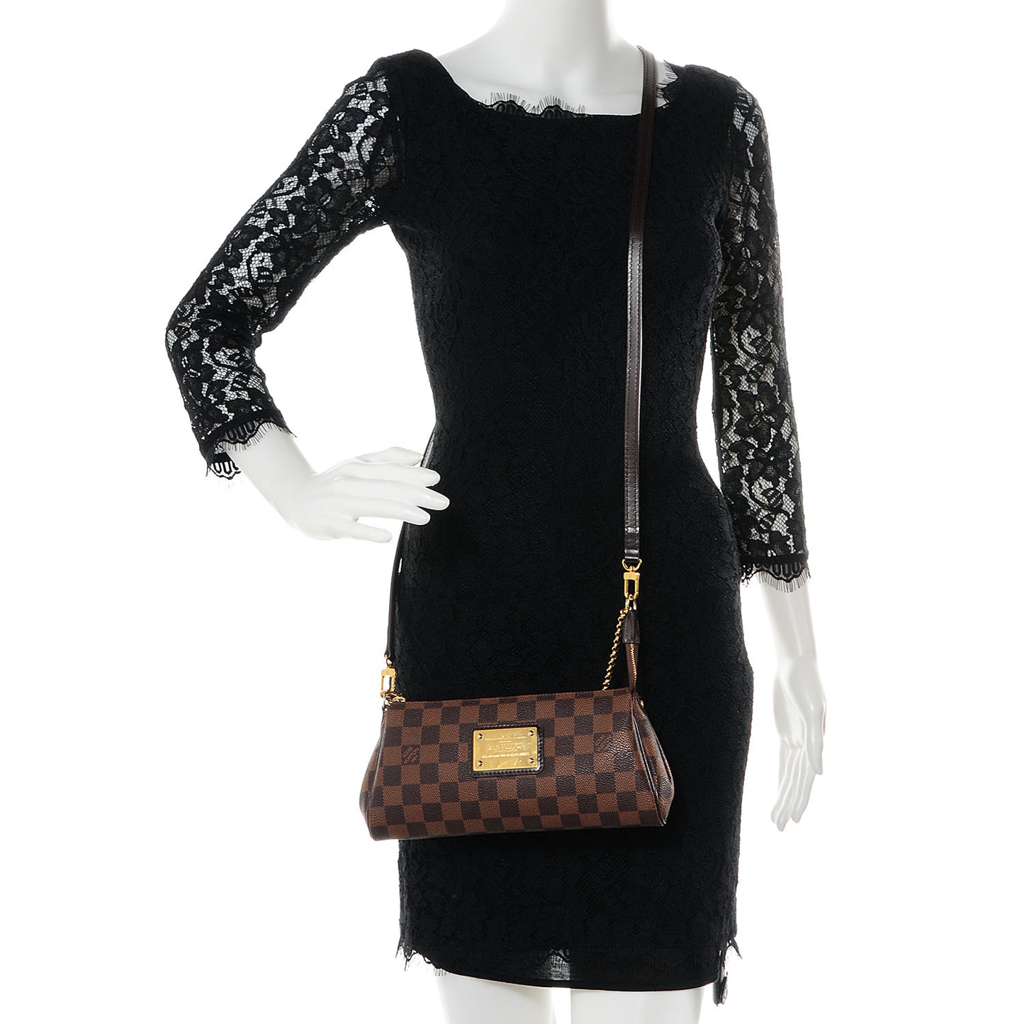 Damier Ebene Eva Clutch
