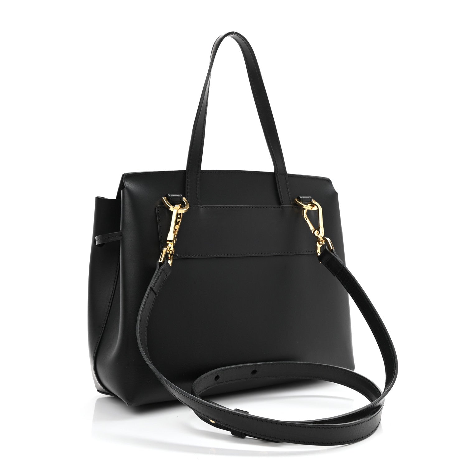 Mansur Gavriel Calfskin Lady Bag Black Flamma 3 of 9