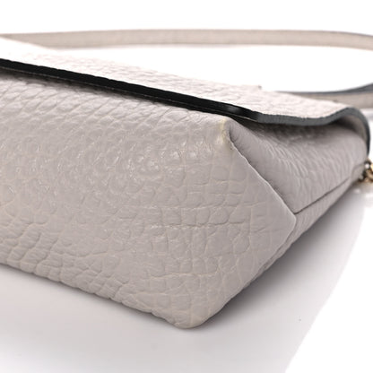 Burberry Signature Grain Medium Mildenhall Crossbody Bag Stone White 9 of 11