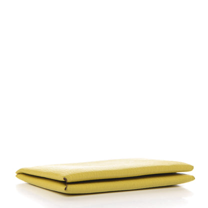 Hermes Chevre Mysore Calvi Card Case Jaune De Naples 4 of 8