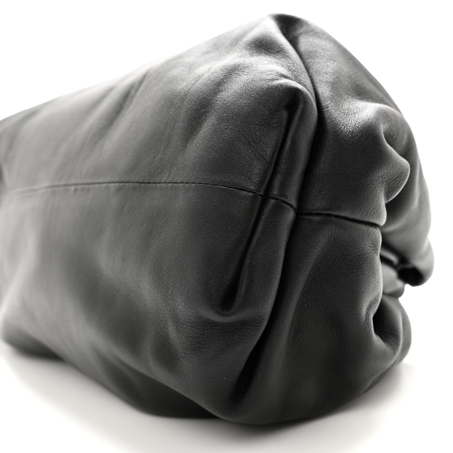 Bottega Veneta Smooth Butter Calf The Pouch Oversized Clutch Black 10 of 11