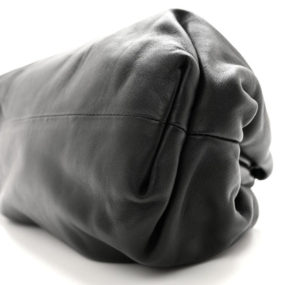 Bottega Veneta Smooth Butter Calf The Pouch Oversized Clutch Black 10 of 11