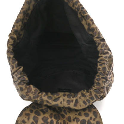 Saint Laurent Gabardine Leopard Noe Backpack Khaki Black 5 of 9