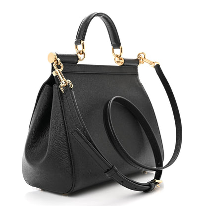 Dolce & Gabbana Dauphine Medium Miss Sicily Satchel Black 3 of 10