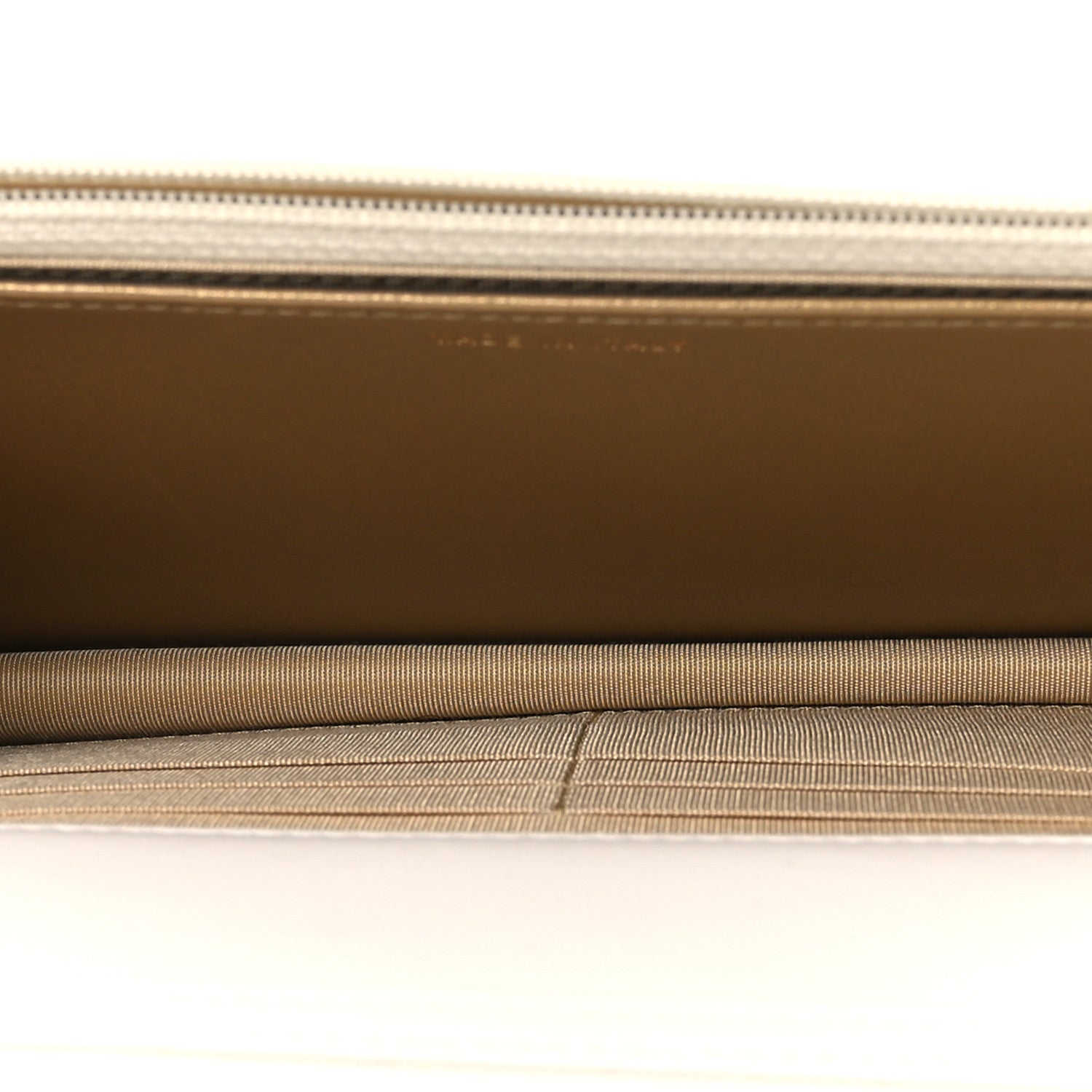 Chanel Lambskin Quilted CC Pearl Crush Wallet on Chain WOC White 5 of 14