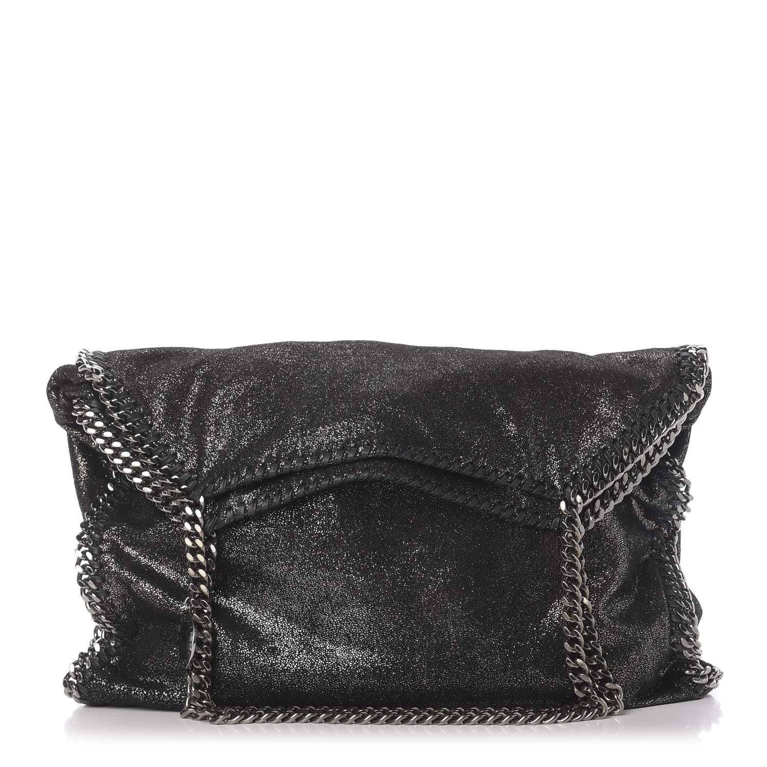 Stella McCartney Shaggy Deer Big Falabella Tote Black 1 of 10