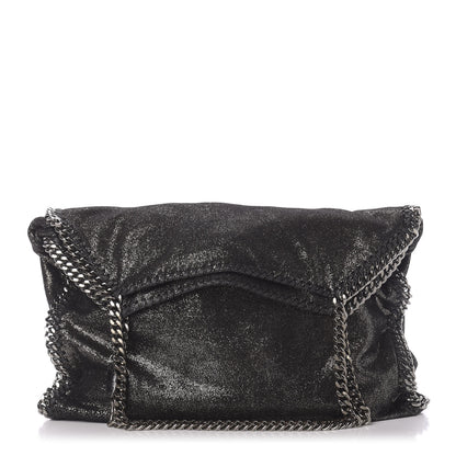 Stella McCartney Shaggy Deer Big Falabella Tote Black 1 of 10