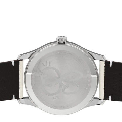 Gucci Stainless Steel Calfskin 38mm G-Timeless Capsule Collection Rabbit Quartz Watch 4 of 5