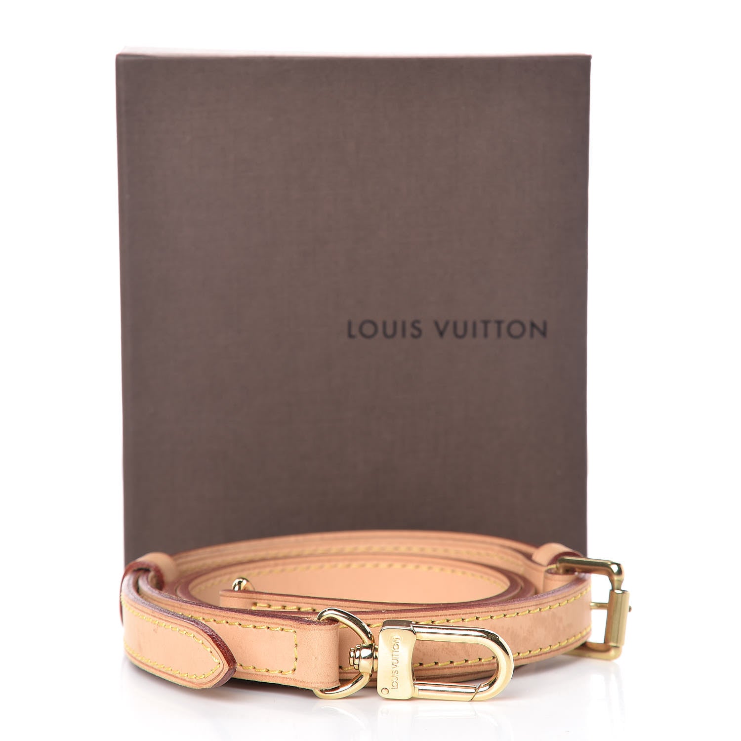 Louis Vuitton Vachetta 16mm Adjustable Shoulder Strap VVN 5 of 5
