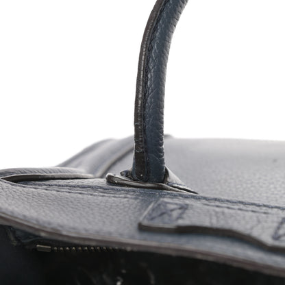 Celine Drummed Calfskin Nano Luggage Orage 14 of 19