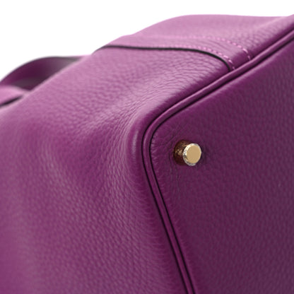 Hermes Taurillon Clemence Picotin Lock 18 PM Anemone 8 of 10