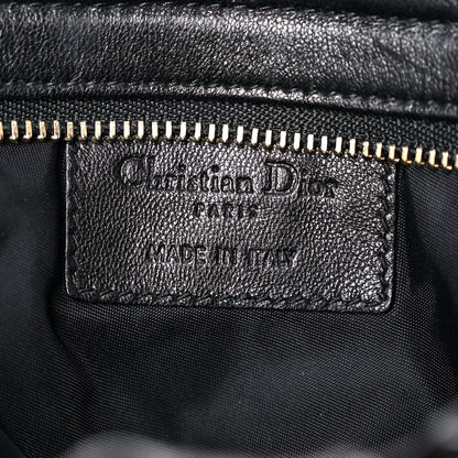 Christian Dior Lambskin Cannage Dior Soft Shoulder Bag Black 6 of 16