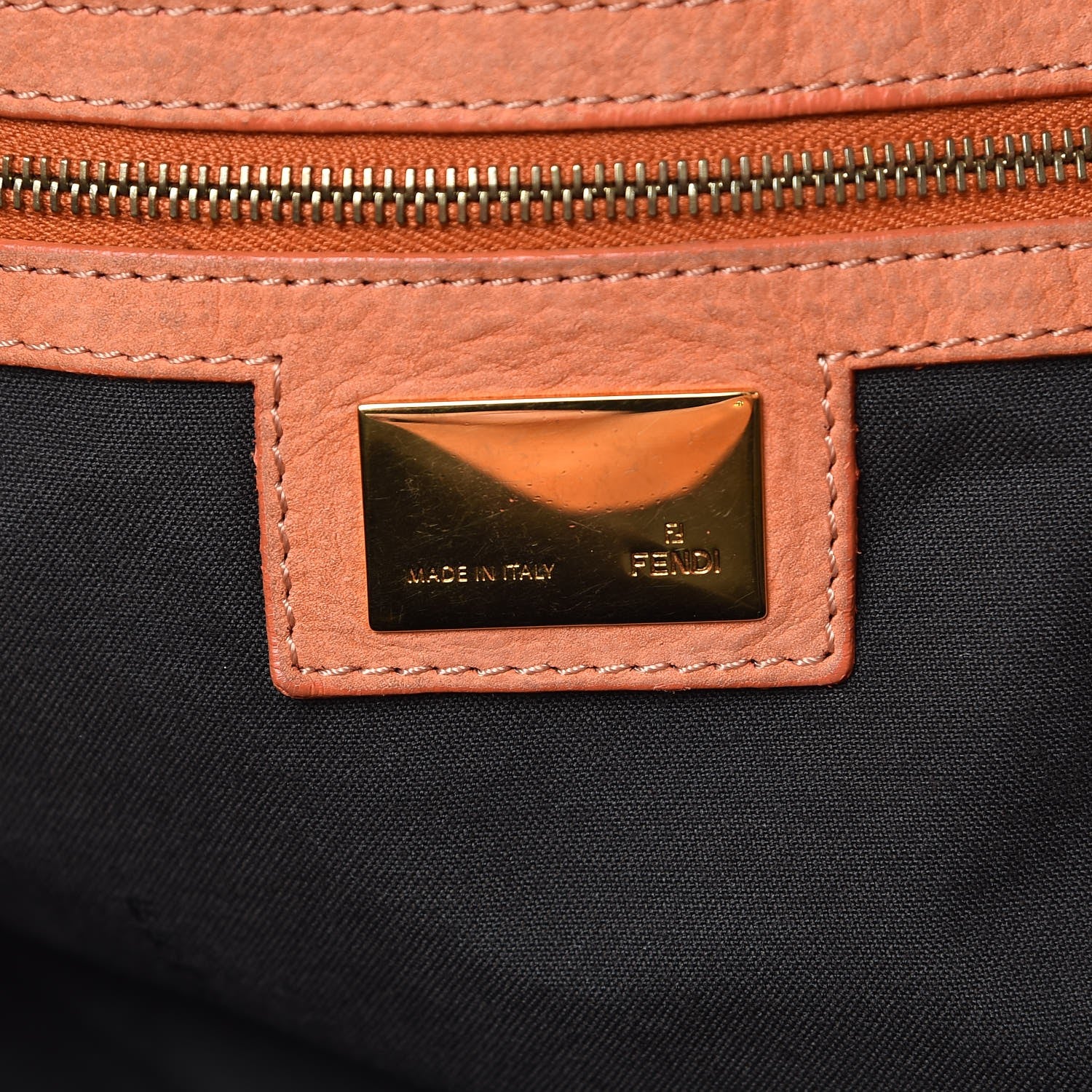 Fendi Zucca Grommet Bag De Jour Tobacco Red 6 of 17
