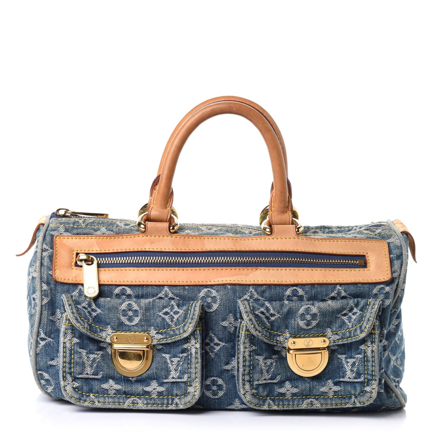 Monogram Denim Neo Speedy Blue