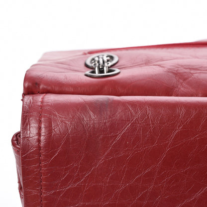 Chanel Aged Calfskin Quilted 2.55 Reissue 227 Flap Red 10 of 11