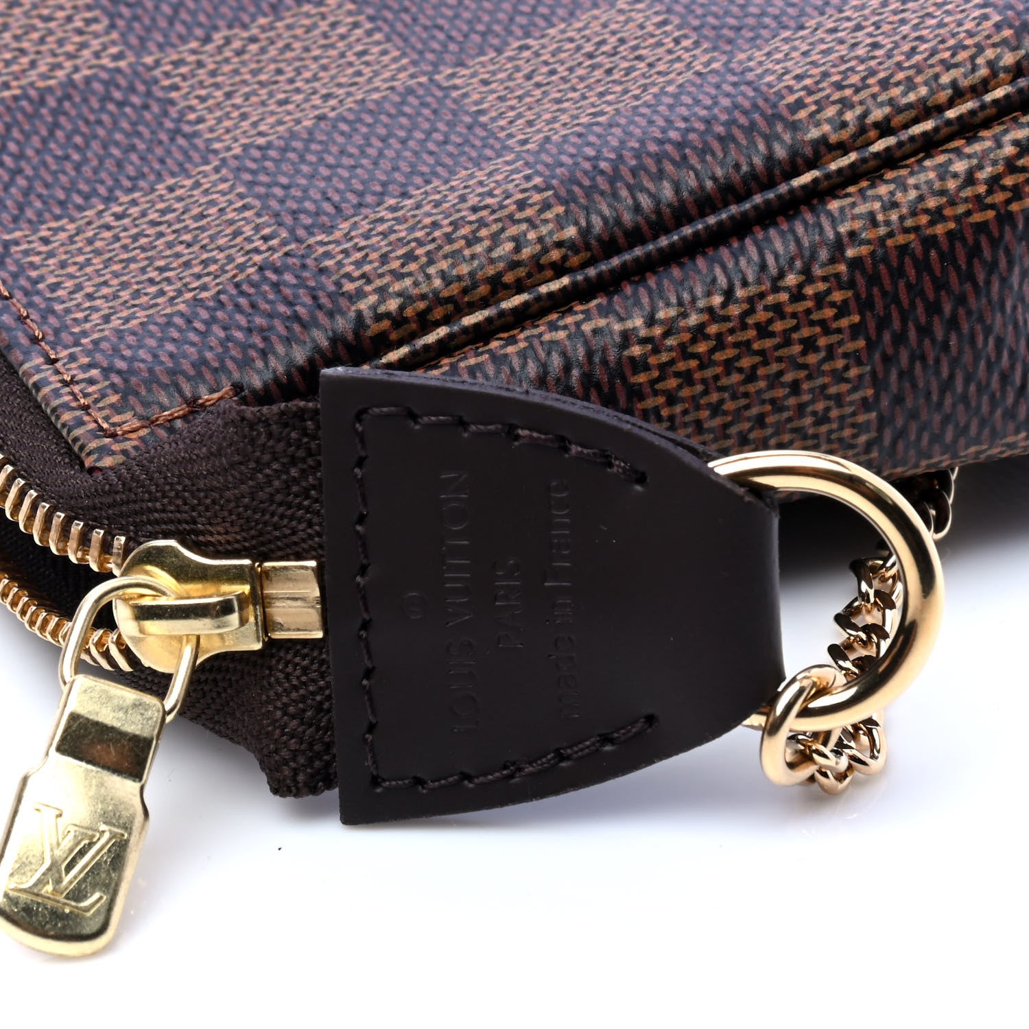 Louis Vuitton Damier Ebene Mini Pochette Accessories 4 of 4