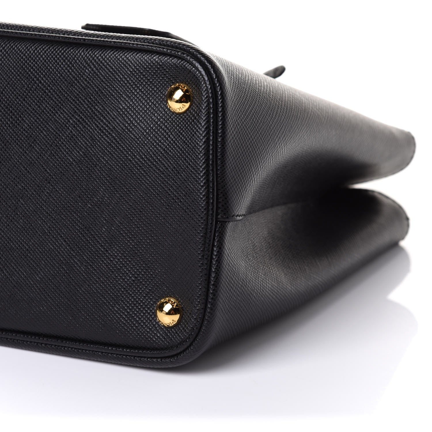 Prada Saffiano Cuir Medium Galleria Double Zip Tote Black 6 of 9