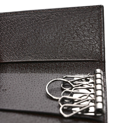 Gucci GG Supreme Monogram Web 6 Key Holder Case 7 of 8