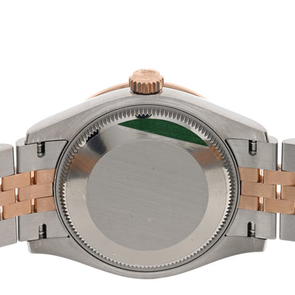 Rolex Stainless Steel 18K Everose Gold Diamond 31mm Oyster Perpetual Datejust Watch Pink 278381RBR 4 of 5