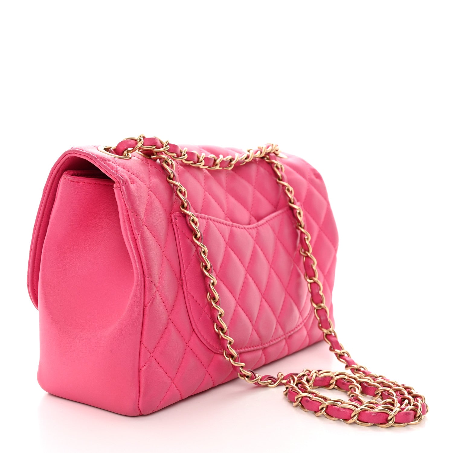 Chanel Lambskin Quilted Medium Mademoiselle Chic Flap Pink 3 of 17