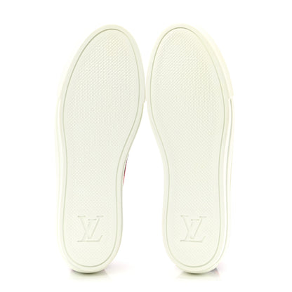 Louis Vuitton X UF Calfskin Tufted Monogram Stellar Sneakers 39.5 Black Red 5 of 11