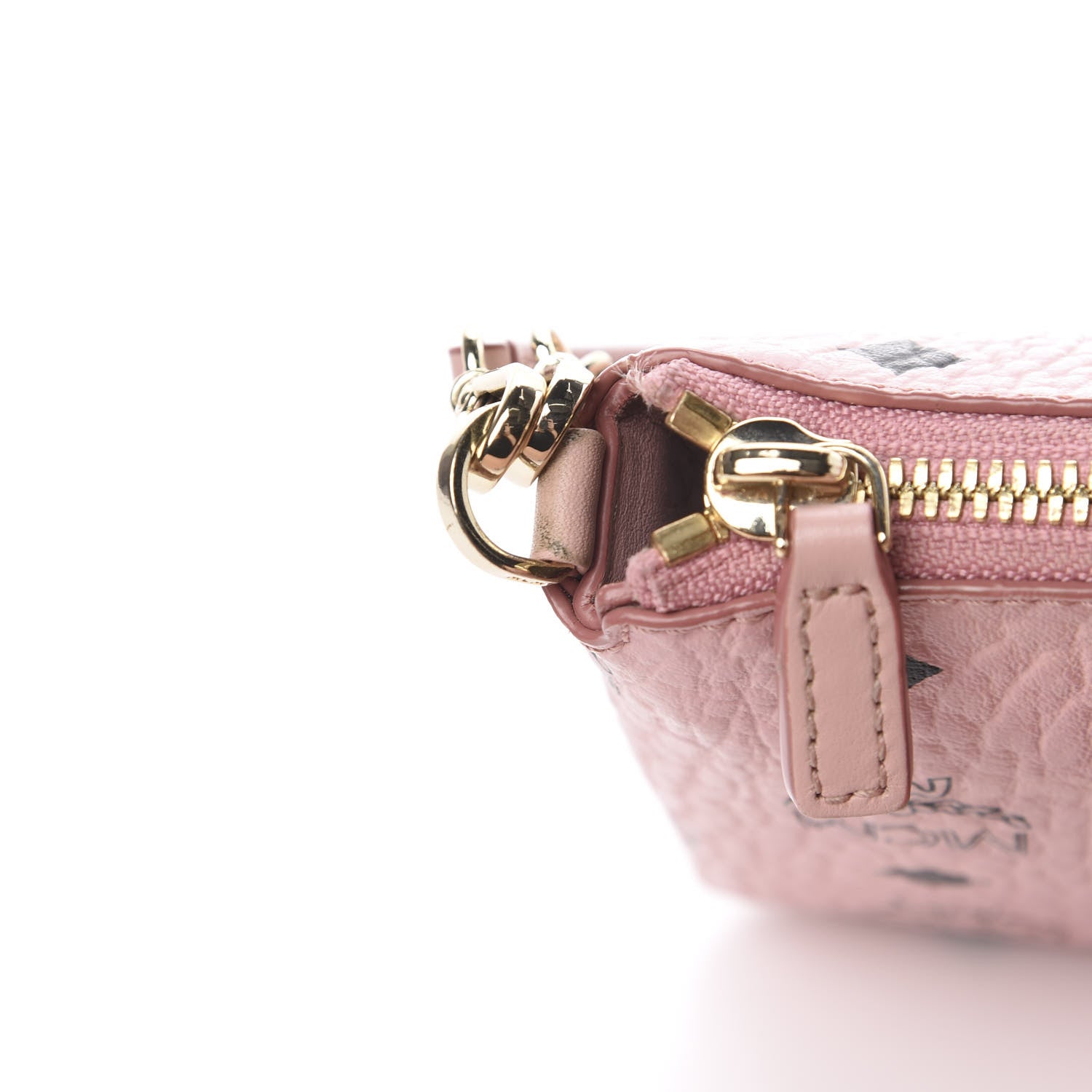 MCM Visetos Medium Millie Zip Crossbody Bag Soft Pink 11 of 11