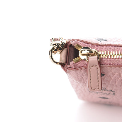 MCM Visetos Medium Millie Zip Crossbody Bag Soft Pink 11 of 11