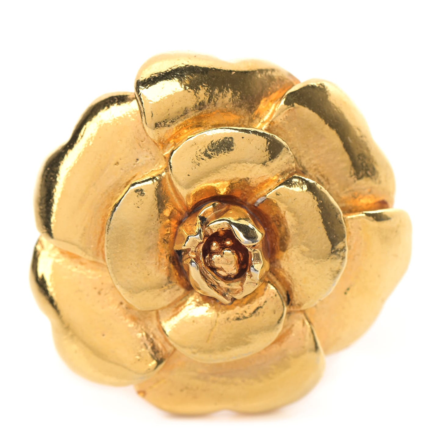 Camellia Brooch Gold
