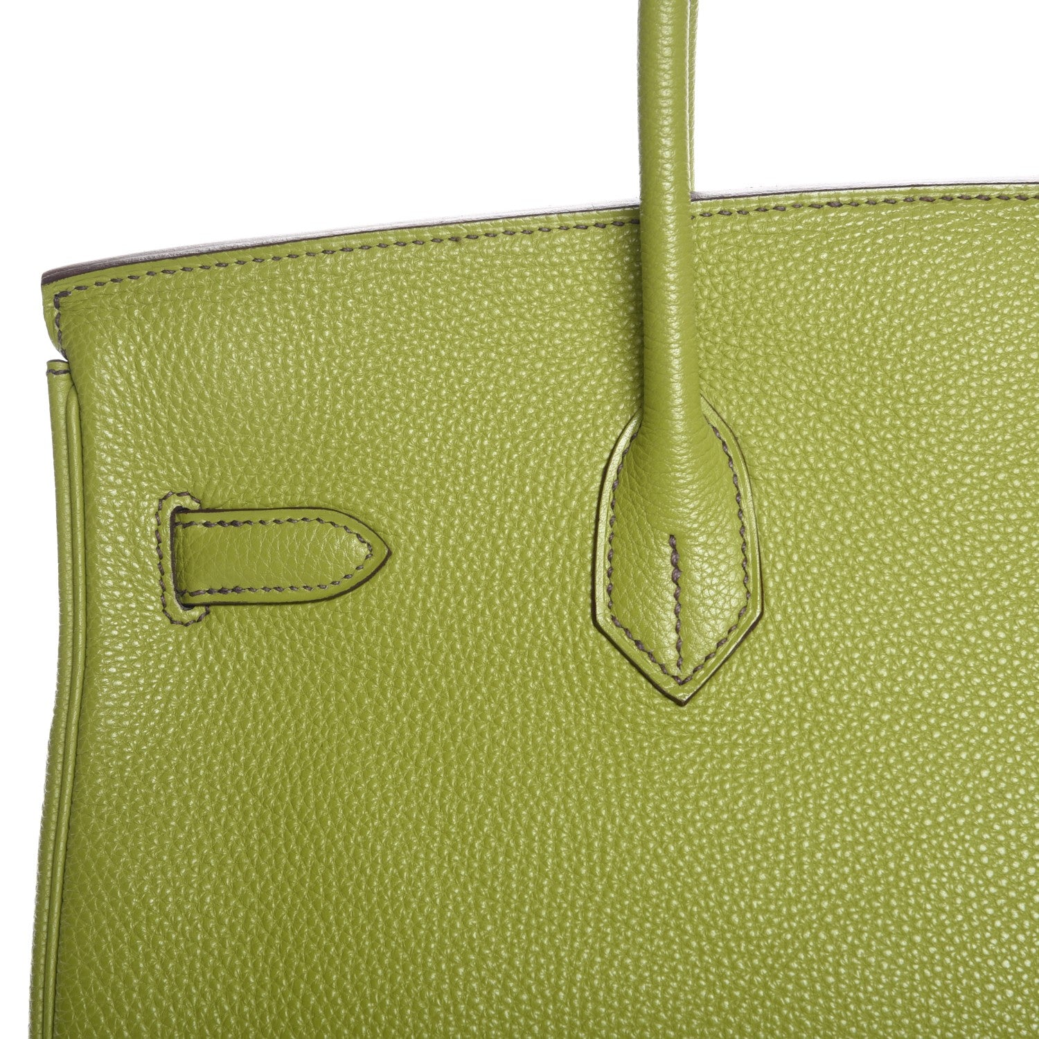 Hermes Togo Birkin 35 Vert Anis 25 of 28