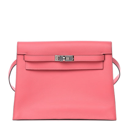 Hermes Evercolor Kelly Danse II Belt Bag Rose Azalee 1 of 10