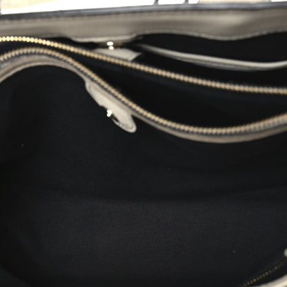 Burberry Derby Calfskin House Check Medium Banner Tote Beige Beige 5 of 21