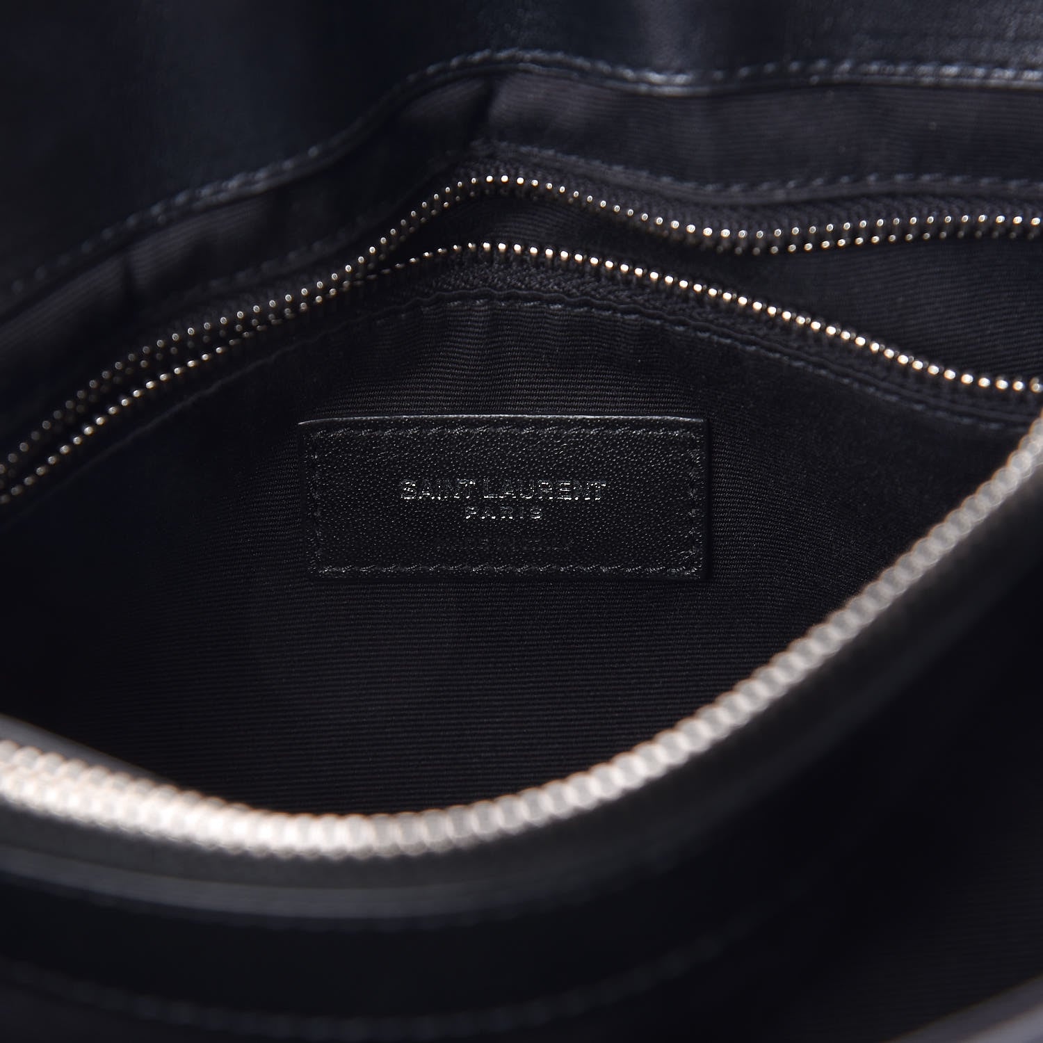 Saint Laurent Calfskin Y Quilted Monogram Medium Loulou Chain Satchel Black 6 of 9