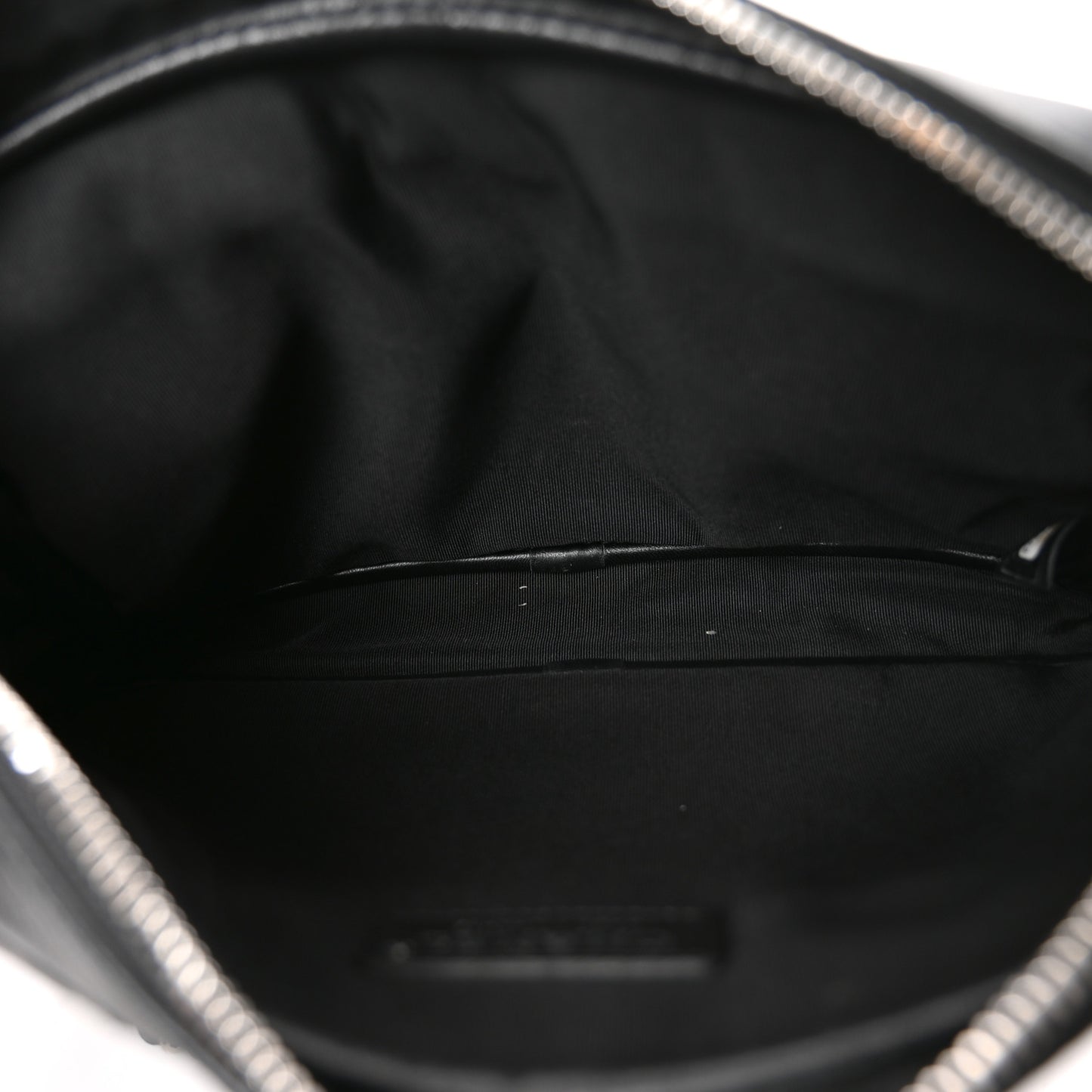 Perforated Calfskin Quilted Ultra Pocket Camera Case Black