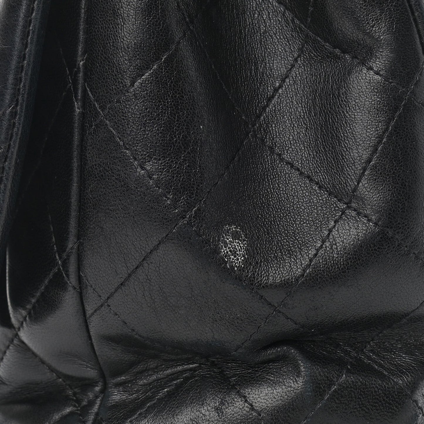 Lambskin Quilted Maxi Single Flap Black