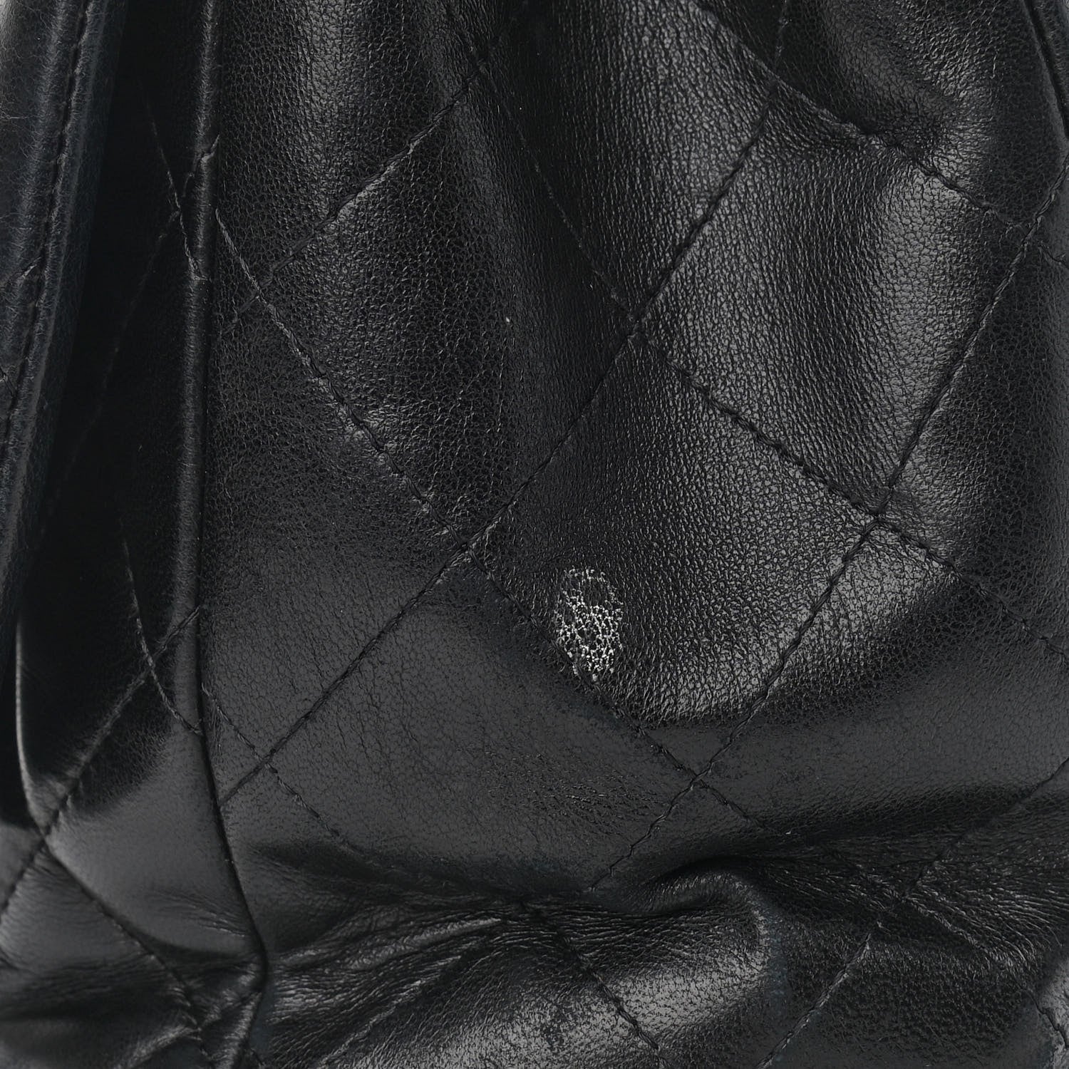 Chanel Lambskin Quilted Maxi Single Flap Black 12 of 14