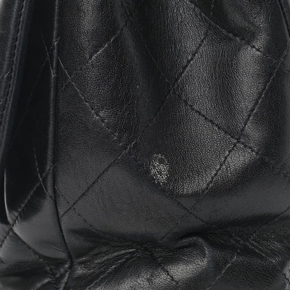 Chanel Lambskin Quilted Maxi Single Flap Black 12 of 14
