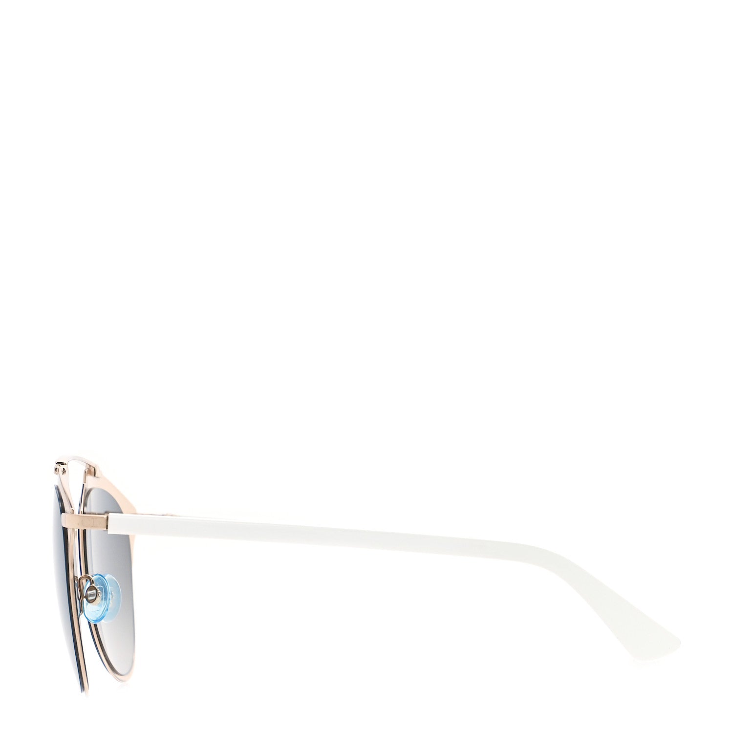 Christian Dior Metal DiorReflected Sunglasses White Gold 2 of 9