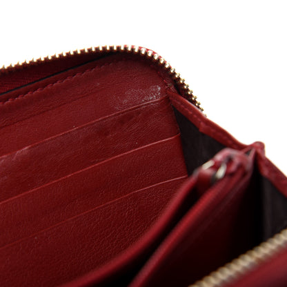 Gucci Microguccissima Zip Around Wallet Red 8 of 11
