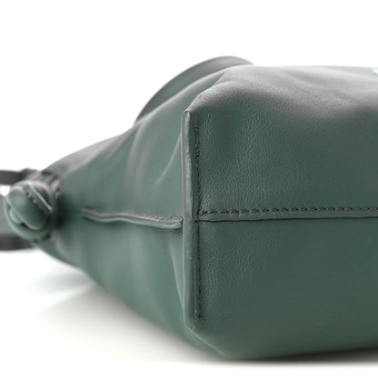 Loewe Calfskin Mini Flamenco Knot Clutch Vetiver 9 of 10