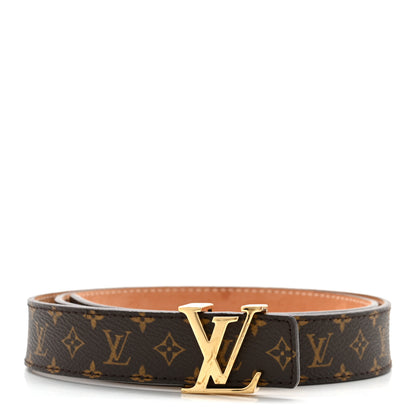 Louis Vuitton Mini Monogram 25mm LV Initiales 80 32 Belt 1 of 8