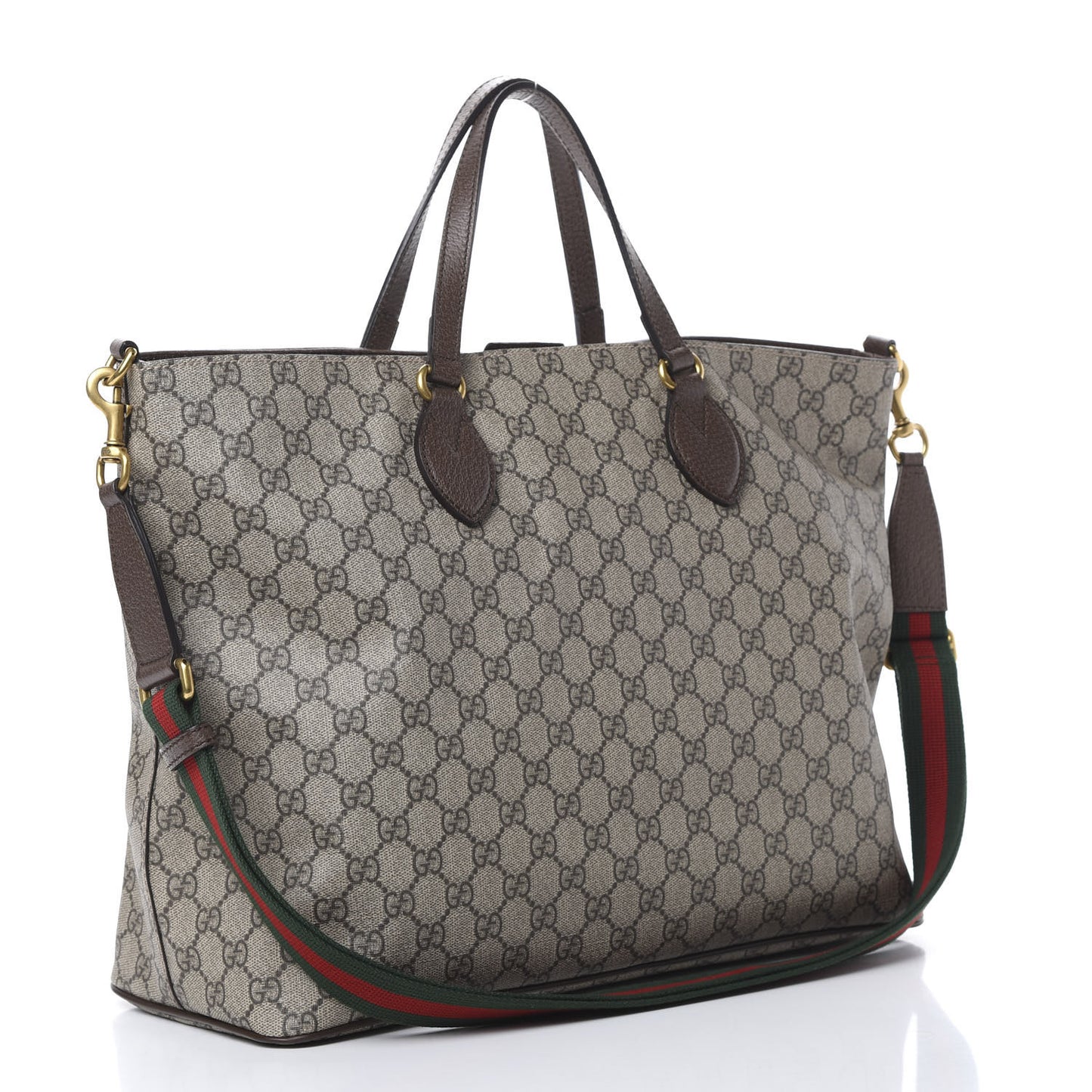 Soft GG Supreme Monogram Courrier Medium Crossbody Tote Beige New Acero